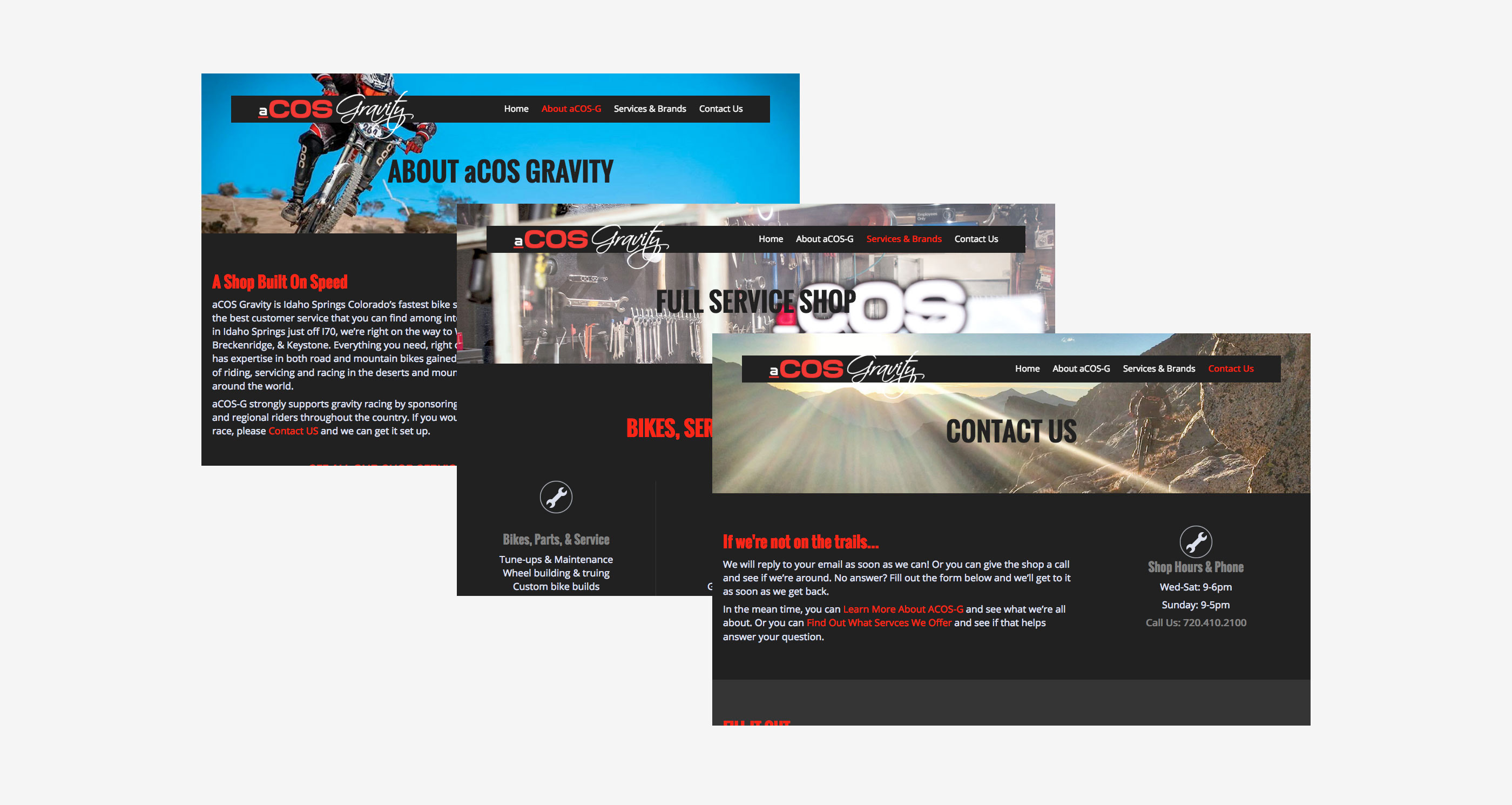 custom headers with imagery